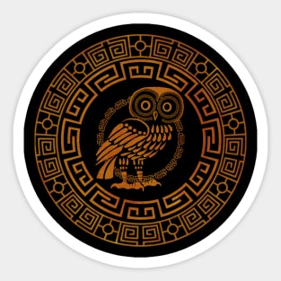 Athenian Owl Sticker